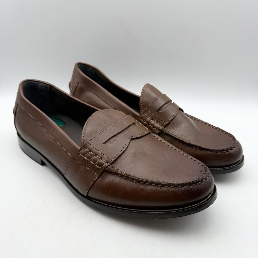 Nunn Bush Mens Noah Beef Roll Penny Loafers US 13 M Brown Leather EUC